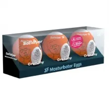 Huevo acariciador pack 3 naranja