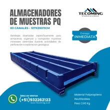 BANDEJA PORTA TESTIGO - ALMACENADORES DE MUESTRAS PQ 