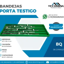 BANDEJAS PORTA TESTIGO BQ - 6 CANALES MINERA 