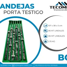 BANDEJAS PORTA TESTIGO BQ - PRODUCTO EN MINA 