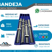 BANDEJA PORTA TESTIGO - HQ 