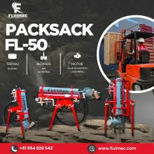 PACKSACK NEUMÁTICA FL50 EQUIPO PARA INDUSTRIA MINERA 