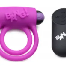 A-Anillo vibrador bang control remoto