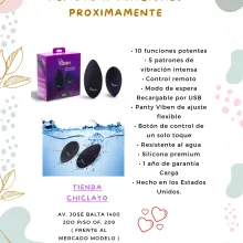 Vibrador control remoto 10 funciones