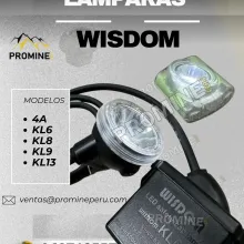 LAMPARAS MINERAS WISDOM