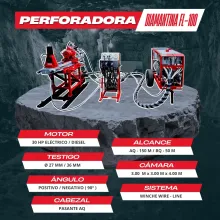  PACKSACK DIAMANTINA FL100 equipo para industria minera 