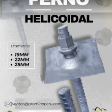 PERNO HELICOIDAL PERNOS DE ANACLAJE