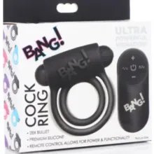 A-Anillo vibrador bang control remoto