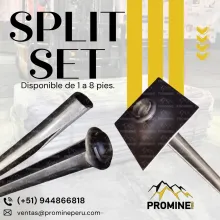 Split Set Sostenimiento por fricción para roca