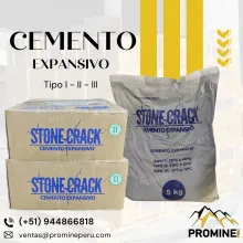 Cemento Expansivo Alternativa sin explosivos
