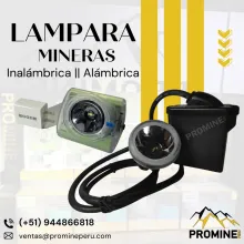 Lámpara Minera Alámbrica e Inalámbrica 4A KL9M