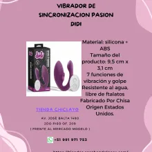 Vibrador sincronización pasión didi