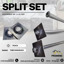 Split Set Anclaje para Roca Pernos de Fricción