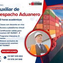 Curso AUXILIAR DE DESPACHO ADUANERO 