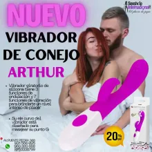 VIBRADOR CON ESTIMULADOR DE CLICTORIS - TIENDA EROTICA