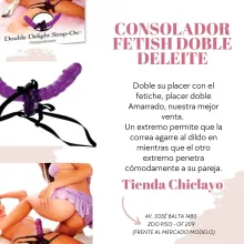 CONSOLADOR FETISH DOBLE DELEITE