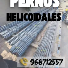 PERNO HELICOIDAL SOSTENIMIENTO MINERO