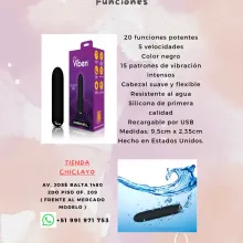 Vibrador bala viben 20 Funciones