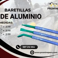 Barretas de Aluminio de Alta Resistencia Promine Perú