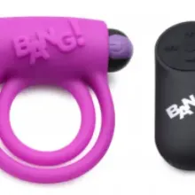 A-Anillo vibrador bang control remoto