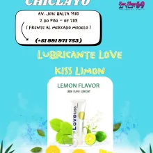 Lubricante love kiss limon