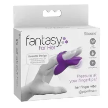 VIBRADOR FANTASY FINGER PARA ELLA- PURPURA
