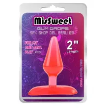 CONSOLADOR MISS SWEET 2 ROJO TRANSPARENTE