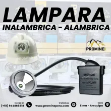 Lámpara Minera 4A KL9M Iluminación Alámbrica e Inalámbri