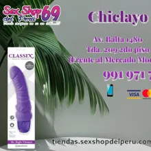VIBRADOR CLASSIX MR. RIGHT LIGHT BLUE