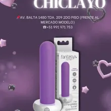 VIBRADOR BALA RECARGABLE PARA ELLA PURPURA