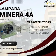 Lámpara Minera 4A Potencia que Ilumina tu Jornada