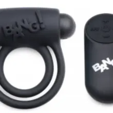 A-Anillo vibrador bang control remoto