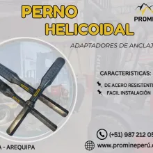 Adaptador para Pernos Helicoidales en Minería
