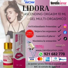 LIDORA ASCENDING ORGASM 10 ML GEL MULTI-ORGASMICO ofrecemo