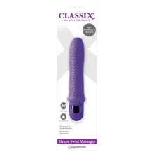VIBRADOR CLASSIX REMOLINO MORADO