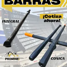 Barras Cónicas e Integral Barreno Original Barra de Perf