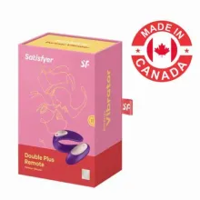 A-VIBRADOR SATISFYER MANDO DOBLE PLUS