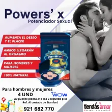 Powers x Potenciador Sexual juguetes Lubricantes Retardante