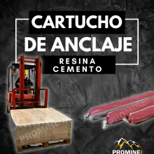 Cartuchos de Cemento y Resina Caja Anclaje 