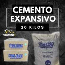 Cemento Expansivo 20kg Demolición Controlada