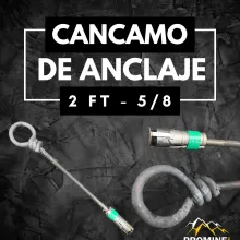 Cáncamo 5 8 Anclaje Minero