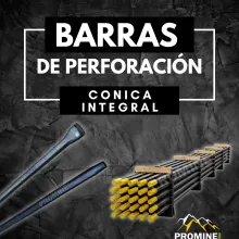 Barras de Perforación Cónica e Integral