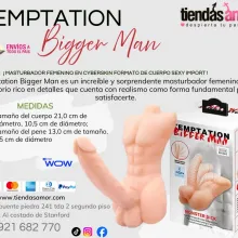 Temptation Bigger Man Masturbador Feminino Sexual juguetes 