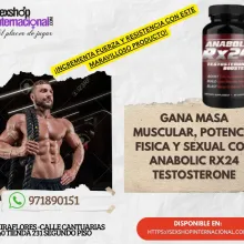 POTENCIA FISICA Y SEXUAL - ANABOLIC RX24 SEXSHOP MIRAFLORES