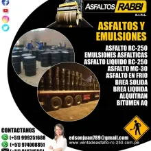 PROVEEDOR DE BREA DURA DE 14 KILOS EMULSION ASFALTICA