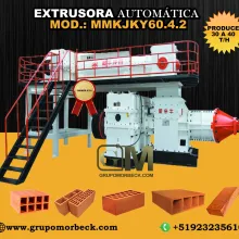 MAQUINARIA EXTRUSORA FABRICAR LADRILLOS DE ARCILLA