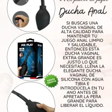 DUCHA ANAL PARA NO TENER INCOMODIDAD PARA EL SEXO ANAL .
