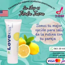  Lubricante love kiss limon