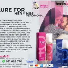 Perfume LURE FOR HIM y HER SEXUAL Retardantes Potencia Sexua