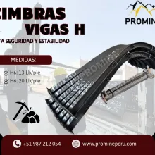 Cimbras Vigas H4-H6 Fuerza metálica para obras de gran altu